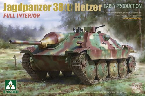 Takom Jagdpanzer 38(t) Hetzer EARLY PRODUCTION w/FULL INTERIOR 1:35 (TAK2170)