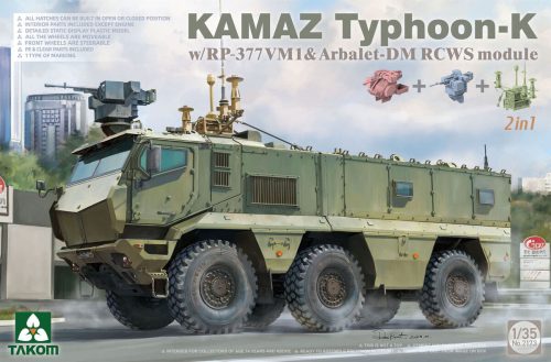 Takom Kamaz Typhoon-K w/RP-377VM1 & Arbalet-DM RCWS Module 2in1 1:35 (TAK2173)