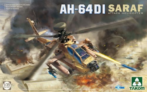 Takom AH-64DI SARAF Attack Helicopter 1:35 (TAK2605)