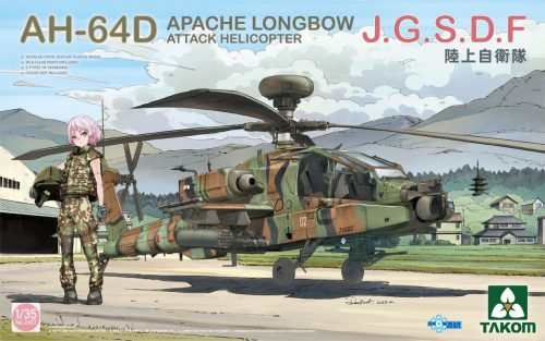 Takom AH-64D Apache Longbow Attack Helicopter J.G.S.D.F 1:35 (TAK2607)