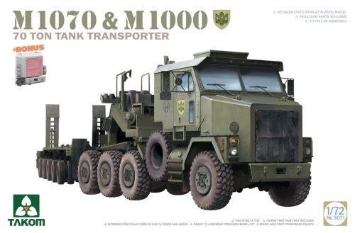 Takom M1070&M1000 70 TON TANK TRANSPORTER 1:72 (TAK5021)