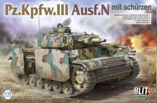 Takom Pz.Kpfw.III Ausf.N mit Schürzen 1:35 (TAK8005)