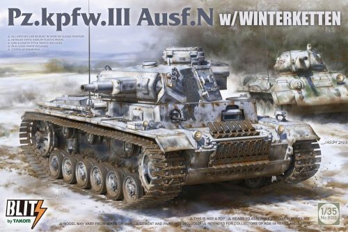 Takom Pz.Kpfw.III Ausf.N w/WINTERKETTEN 1:35 (TAK8011)