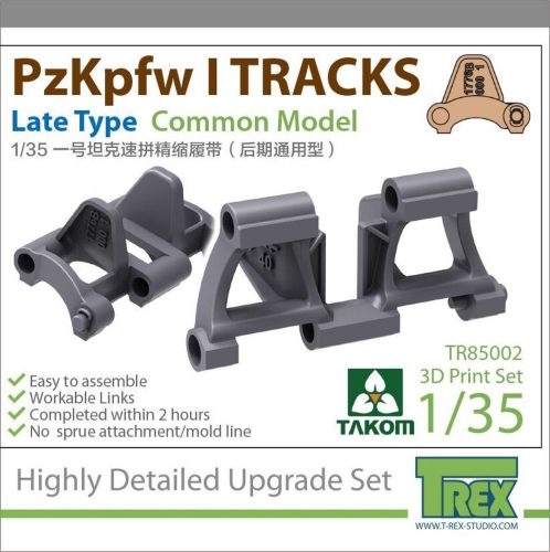 Takom PzKpfw I TRACKS Late Type Common Model-T-REX 1:35 (TAKTR85002)