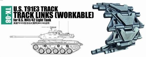 Trumpeter U.S. T91E3 track for M41/42 light tank  (02038)