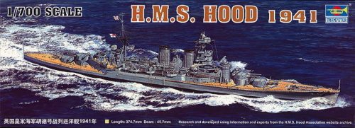 Trumpeter H.M.S Hood 1941 1:700 (05740)