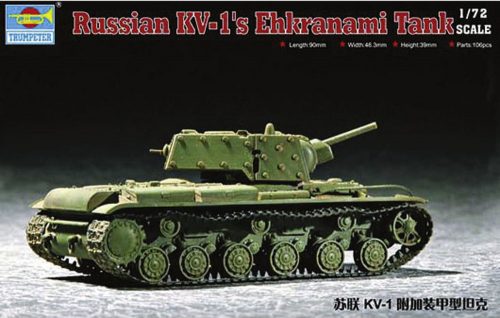 Trumpeter Soviet KV-1S Ehkranami 1:72 (07230)