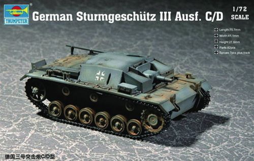 Trumpeter German Sturmgeschütz III Ausf. C/D 1:72 (07257)