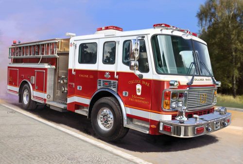 Trumpeter American LaFrance Eagle Fire Pumper 1:72 (07445)