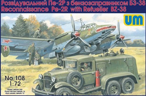 Unimodels Pe-2R reconn. aircraft w. ref. BZ-38 1:72 (UM108)