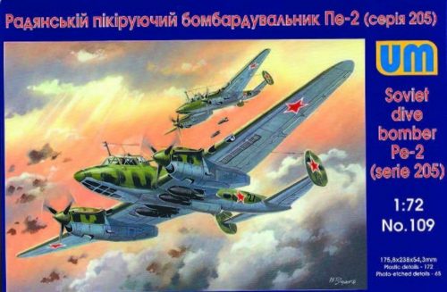 Unimodels Dive Bomber Pe-2 (205 series) 1:72 (UM109)