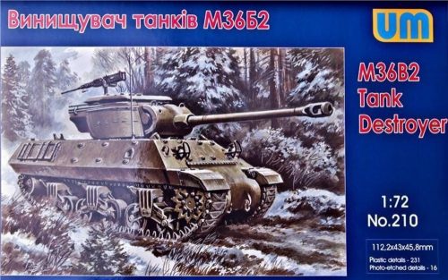 Unimodels M36B2 Tank destroyer 1:72 (UM210)