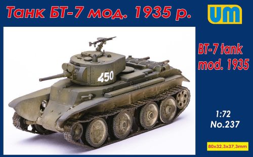 Unimodels BT-7 tank mod.1935 1:72 (UM237)