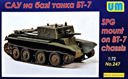 Unimodels SPG based on the BT-7 chassis 1:72 (UM247)