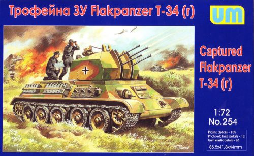 Unimodels Captured Flakpanzer T-34r 1:72 (UM254)