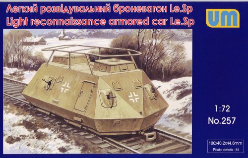 Unimodels Light reconnaissance armored car Le.Sp 1:72 (UM257)