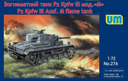 Unimodels Pz.Kpfw III Ausf. M flame tank 1:72 (UM276)