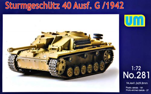 Unimodels Sturmgeschutz 40 Ausf.G, early 1:72 (UM281)