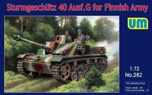 Unimodels Sturmgeschutz 40 Ausf.G for Finnish Army 1:72 (UM282)