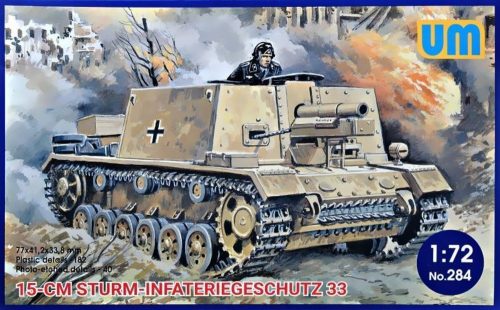 Unimodels 15cm Sturm-Infateriegeschutz 33 1:72 (UM284)