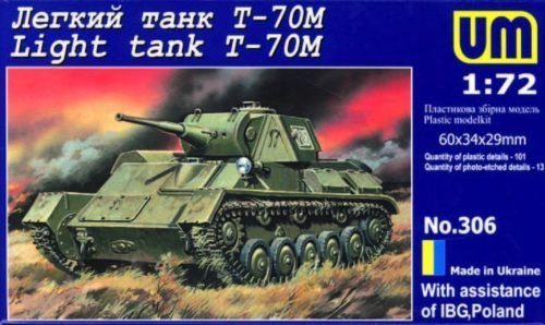 Unimodels Light tank T-70M 1:72 (UM306)