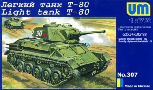 Unimodels Light Tank T-80 1:72 (UM307)