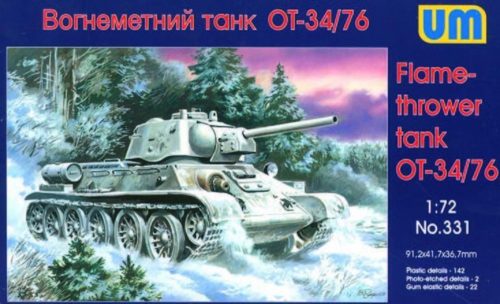 Unimodels OT-34/76 Flamethrower Tank 1:72 (UM331)