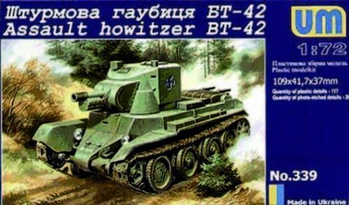 Unimodels BT-42 Finnish assault howitzer(Re-relese 1:72 (UM339)