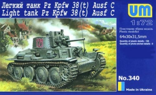 Unimodels PzKpfw.38(t) 1:72 (UM340)