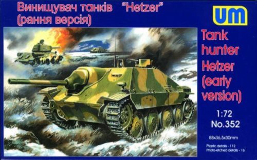 Unimodels Tank hunter Hetzer (early version) 1:72 (UM352)