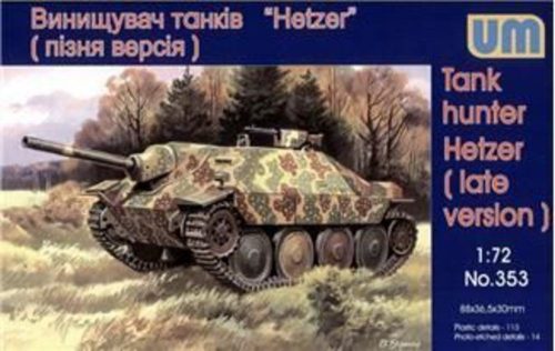 Unimodels Tank Hunter Hetzer (late version) (UM353)