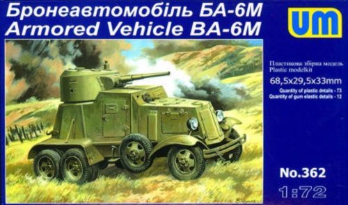 Unimodels BA-6M Armored Vehicle 1:72 (UM362)