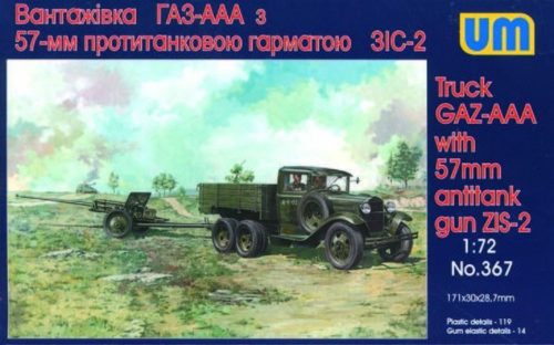 Unimodels GAZ - AAA mit 57 mm ZIS-2 Antitank gun 1:72 (UM367)