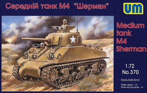 Unimodels Medium Tank M4 (early) 1:72 (UM370)