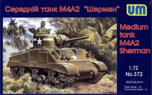 Unimodels M4A2 Sherman medium tank 1:72 (UM372)