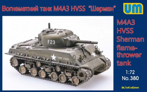 Unimodels M4A3 HVSS Sherman flame-thrower tank 1:72 (UM380)