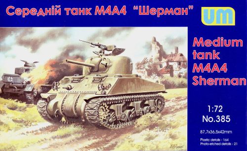 Unimodels M4A4 Sherman medium Tank 1:72 (UM385)