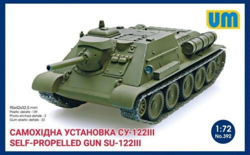 Unimodels Self-propelled artillery gun SU-122III 1:72 (UM392)