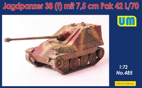 Unimodels Jagdpanzer 38(t) mit 7.5cm Pak 42 L/70 1:72 (UM485)