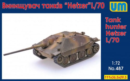 Unimodels Hetzer L/70 tank hunter 1:72 (UM487)