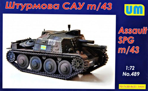 Unimodels m/43 assault self-propelled gun 1:72 (UM489)