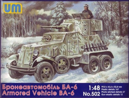 Unimodels BA-6 Soviet armored vehicle 1:48 (UM502)