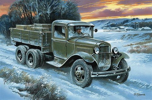 Unimodels Soviet truck GAZ-AAA 1:48 (UM503)