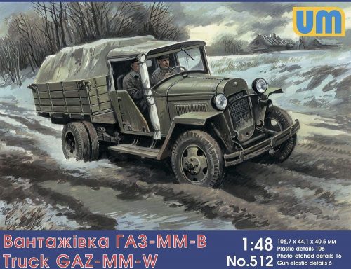 Unimodels GAZ-MM-W Soviet truck 1:72 (UM512)