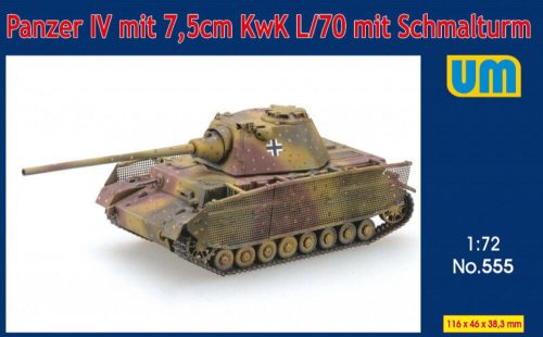 Unimodels Panzer IV mit 7.5cm KwK L/70 mit Schmalturm 1:72 (UM555)