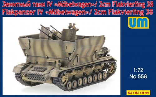 Unimodels Flakpanzer IV Mobelwagen/2cm Flakvierling38 1:72 (UM558)