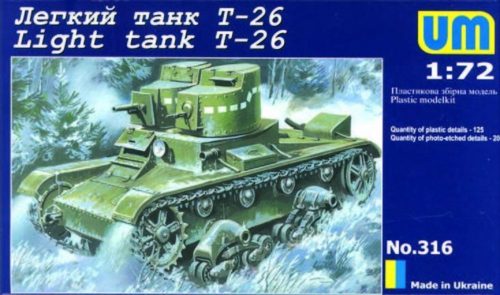 Unimodels Light tank T-26 1:72 (UMT316)