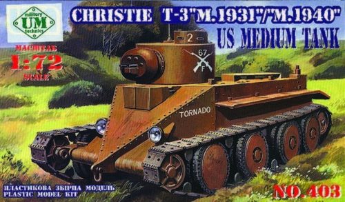 Unimodels Christie T-3 M.1931/M.1940 1:72 (UMT403)