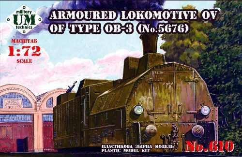 Unimodels Armored locomotive OV of type OB-3 1:72 (UMT610)