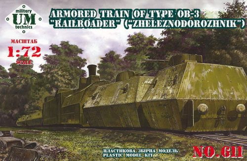 Unimodels Armored train #2, 23ODBP of type OB-3 1:72 (UMT611)